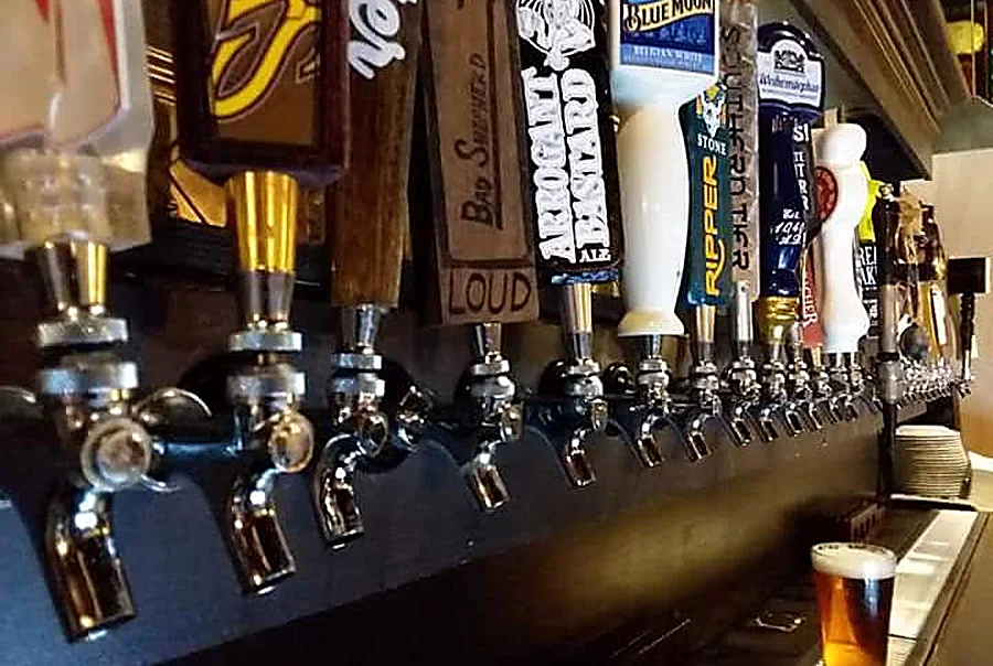 48 beers on tap at the Ale House